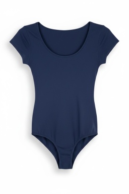 Body Sylvia Collection – granatowe, basic, krótki rękaw – rozmiar M (38)