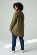 Koszula/tunika haftowana George khaki 48 (4XL)