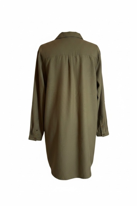 Koszula/tunika haftowana George khaki 48 (4XL)