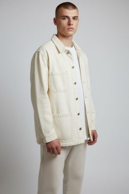 Kurtka jeansowa C&A XL ecru kremowa oversize nowa z metką