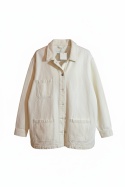 Kurtka jeansowa C&A XL ecru kremowa oversize nowa z metką