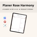 Planery Rose Harmony – dzienny, tygodniowy, miesięczny i roczny (PDF)