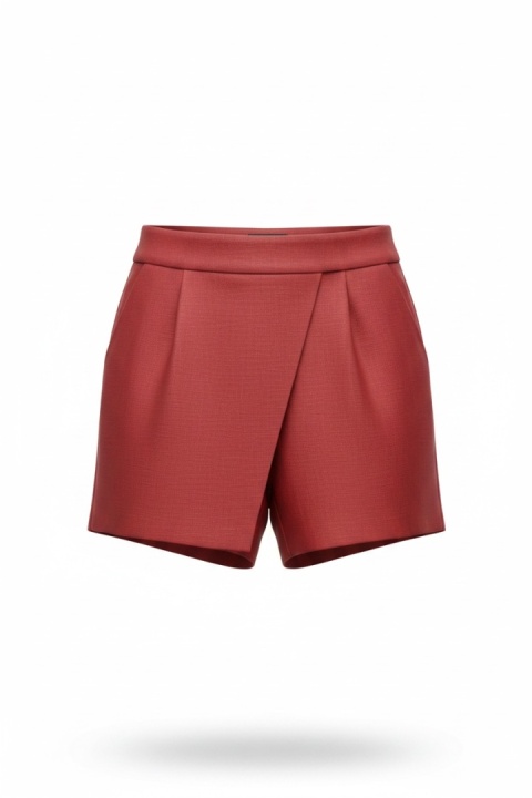 Spódnico‑spodnie Mango – czerwone, asymetryczne, skort – rozmiar 34 (XS)