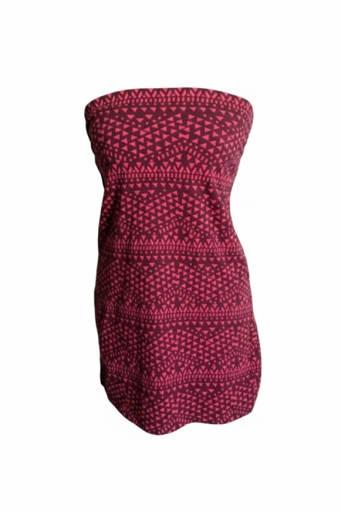 Sukienka Papaya Holiday – tuba / bandeau – aztecki wzór – rozmiar 42 (XL)