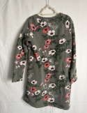 Sukienka dresowa H&M L.O.G.G. ciemnoszara 134/140