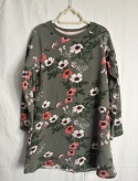 Sukienka dresowa H&M L.O.G.G. ciemnoszara 134/140