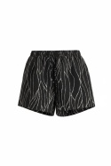 Szorty Primark czarne z białym wzorem XL (nowe, wiskoza)