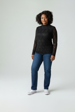 Top czarny halter prążkowany H&M S (36)